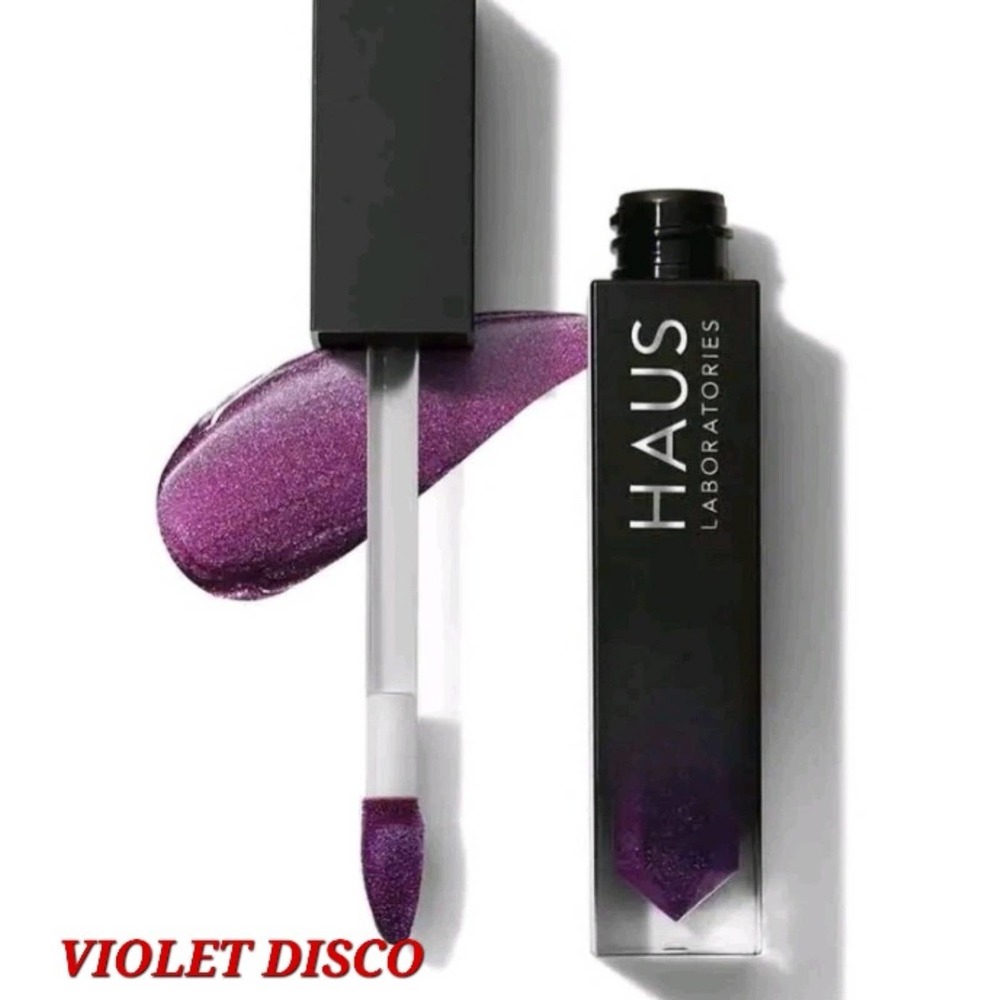 Haus Laboratories by Lady Gaga Violet Disco Le Riot Lip Gloss - Picture 2 of 3